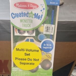 Melissa & Doug Created by Me! Monster Truck - Blue and Yellow